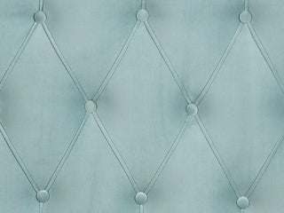 Sunvega Blue California King Upholstered Bed with Transitional Style for Bedroom