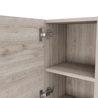 Sunvega Milwaukee Medicine Cabinet with Two Interior Shelves and Semi-Open Bottom