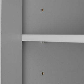 Sunvega Two Door Storage Cabinet with Adjustable Shelf Made of MDF Board for Bathroom
