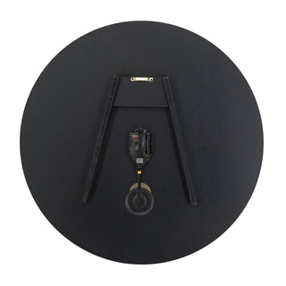 Sunvega Antique White Oversized Oval Wall Clock for Kitchen Living Room