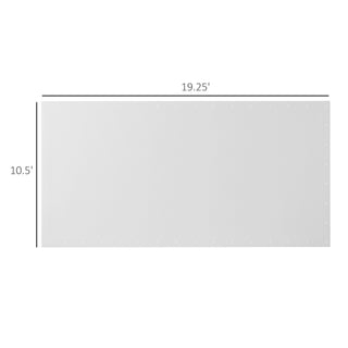Sunvega Weather-Resistant Carport Replacement Canopy Cover with Ball Bungee Cords
