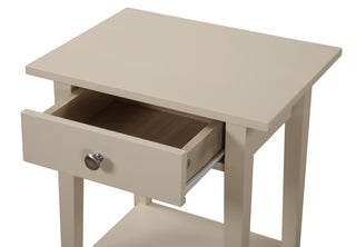 Sunvega Bright Pink Contemporary Nightstand with Durable Construction for Modern Decor