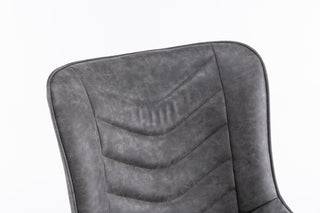 Sunvega Mid-Century Modern Tufted Diamond Pattern Upholstered Swivel Dining Chair