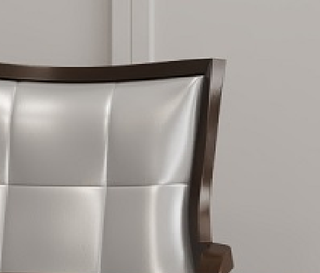 Sunvega Traditional Solid Beech Wood Dining Armchair with Faux Leather and Velvet