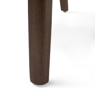 Sunvega Contemporary Upholstered Dining Chairs with Rubberwood Legs Set of 2