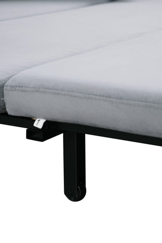 Sunvega Premium Velvet Convertible 3 in 1 Sleeper Sofa Bed with Adjustable Backrest