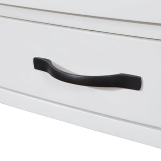 Sunvega Multifunctional 3 Tier Corner Table with Solid Wood Legs for Small Spaces