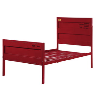 Sunvega Modern Industrial Metal Twin Platform Bed with Cargo Container Lock