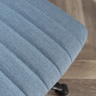 Sunvega Soft Breathable Fabric Upholstery Swivel Office Chair with Thick Foam Padding