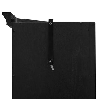 Sunvega Corner Curio Cabinet with LED Lighting and 4 Adjustable Glass Shelves