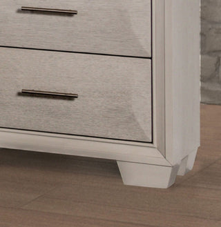 Sunvega White Oak Transitional Chest with Felt-Lined English Dovetail Drawers