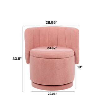 Sunvega 360 Degree Swivel Sofa Chair with Hidden Storage for Living Room