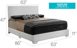 Sunvega Sleek Black Full Bed Frame with Chic Finish for Casual Elegance