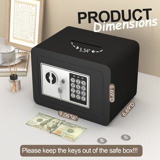 Sunvega Compact Key And Password Safe For Money Documents And Valuables