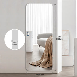Sunvega High Quality 5mm Silver Explosion-Proof Glass Wall-Mounted Makeup Mirror