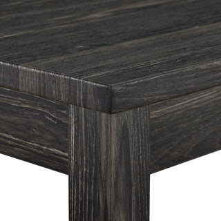 Sunvega 5 Piece Industrial Dining Table Set with Bar Stools for Living Room