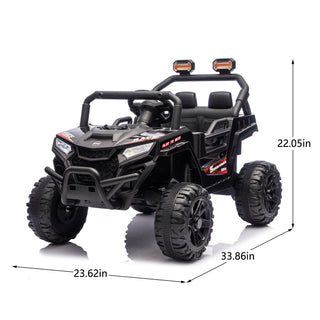 Sunvega 2WD Kids Ride On UTV with 2.4G Remote Control Anti-Collision Bar