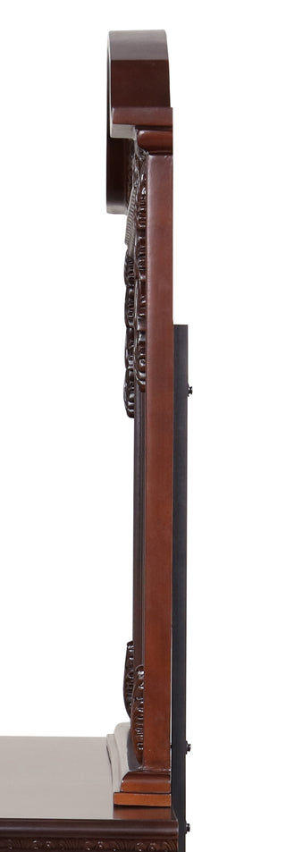 Sunvega Cherry Wood Night Stand with Two Smooth Ball Bearing Drawers