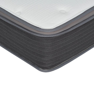 Sunvega Plush Queen Size Hybrid Mattress with Gel Memory Foam and Pocket Coils