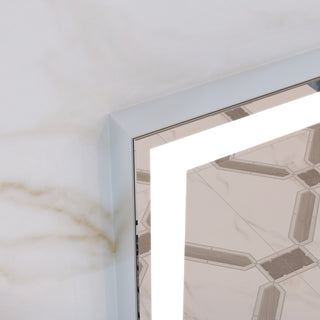 Sunvega 30x36 Inch LED Bathroom Vanity Mirror with Anti-Fog Touch Switch and Memory