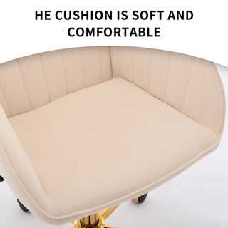 Sunvega Ergonomic Swivel Chair with Soft Memory Foam Cushion and Lumbar Support