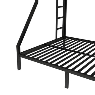 Sunvega Twin XL over Queen Metal Bunk Bed with Noise Reduction for Teens and Adults