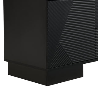 Sunvega Modern TV Stand with Storage Cabinets and Drawers for TVs up to 75 Inches
