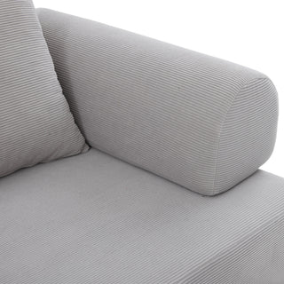 Sunvega Foldable Compressible Sofa with Metal Frame and Cushions for Small Spaces