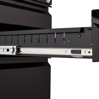 Sunvega 3-Drawer Mobile Metal Filing Cabinet with Lock for Legal Letter Size