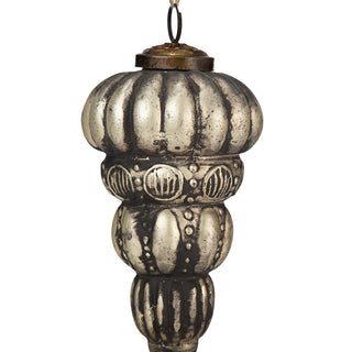 Sunvega Weathered Finish Iron Snowflake Hanging Ball Ornaments for Holiday Decor