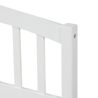 Sunvega Twin Wood Platform Storage Bed Frame with Two Drawers and Headboard