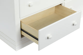 Sunvega Universal 6 Drawer Dresser in Gray for Bedroom Storage