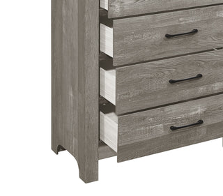 Sunvega Natural Finish Full Bed with Headboard Footboard and Rails