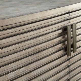 Sunvega Fully Assembled 2 Door Accent Chest with Interior Shelf