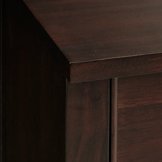 Sunvega Antique Cream Nightstand with Turned Legs and Natural Whitewash Look