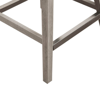 Sunvega Swivel Counter Stool with Solid Wood Frame and 360 Degree Rotation