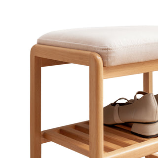 Sunvega 60cm Natural Wood Compact Dresser Bistro Table with Storage Drawer