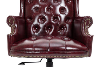 Sunvega Executive Office Chair with High Back Reclining and Thick Padded PU Leather