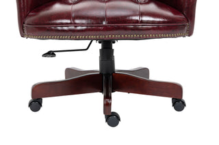 Sunvega Executive Office Chair with High Back Reclining and Thick Padded PU Leather