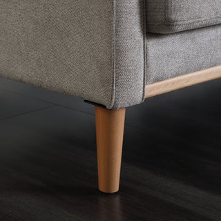 Sunvega Waterproof Fabric Loveseat Sofa with USB Charge Port and 2 Pillows