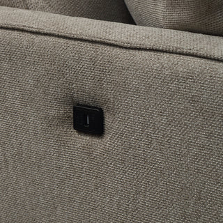 Sunvega Waterproof Fabric Loveseat Sofa with USB Charge Port and 2 Pillows
