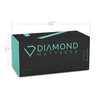 Sunvega Diamond Matrix Copper Cooling Hybrid Waterfall Top Mattress with Medium Feel