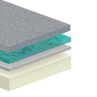 Sunvega Snowstorm Cooling Graphene Memory Foam 12" Firm Mattress with Cool Release Technology