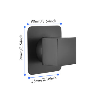 Sunvega 3/4-Inch Cast Metal High Flow Master Shower Volume Control Valve