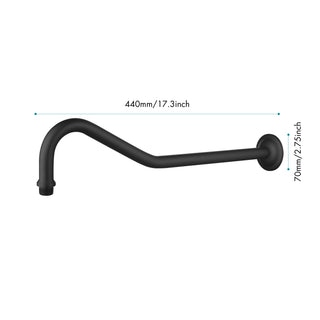 Sunvega Stainless Steel Shower Arm with Unique Appearance Design and Easy Installation