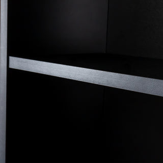 Sunvega 3 in 1 Vanity Desk with Open Top Mirror and Visible Glass Desktop