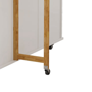 Sunvega Multi-Functional Kitchen Island Cart with 2 Door Cabinet and Two Drawers