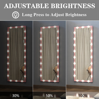 Sunvega Hollywood Full Length Floor Mirror with 3 Color Modes for Dressing Room