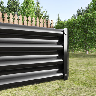 Sunvega 72x36x12 Inch Metal Raised Garden Bed for Plants Vegetables and Flowers