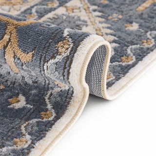 Sunvega Traditional Vienna Tiles Printed Machine Woven Polypropylene Area Rug